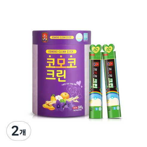 대한홍삼진흥공사 코모코크린 배도라지 홍삼스틱 50p, 2개, 500g