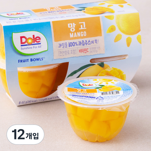 돌 후룻볼 망고, 113g, 4개입, 3개