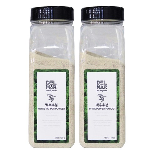 딜리셔스마켓 백후추분 천연향신료, 400g, 2개