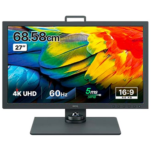 벤큐 4K UHD 사진 영상 전문가용 모니터, 68.6cm, SW271C