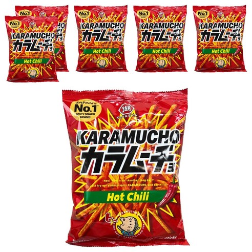 카라무쵸 핫칠리 감자스틱, 100g, 6개
