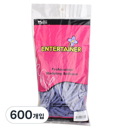 네오룬즈 260N 요술풍선, 파스텔  라일락, 600개입