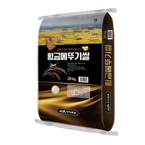 가가호호 2023년 황금메뚜기쌀, 20kg, 1개