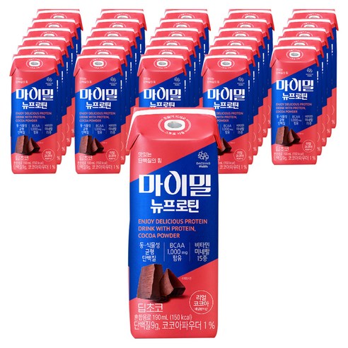 마이밀 뉴프로틴 드링크믹스 RTD, 190ml, 90개