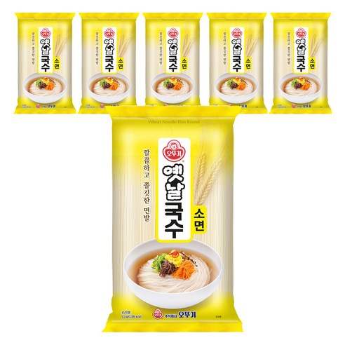 오뚜기옛날 국수 소면, 1.5kg, 6개