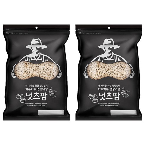 넛츠팜 해바라기씨 미국산, 400g, 2개