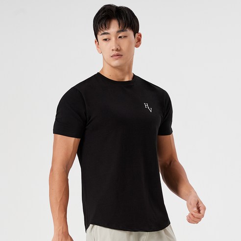 허그본 남성용 데일리 머슬핏 HV 반팔 티셔츠 태극라인은 사계절에 걸쳐 편안하고 스타일리시하게 착용할 수 있는 캐주얼 의류입니다.