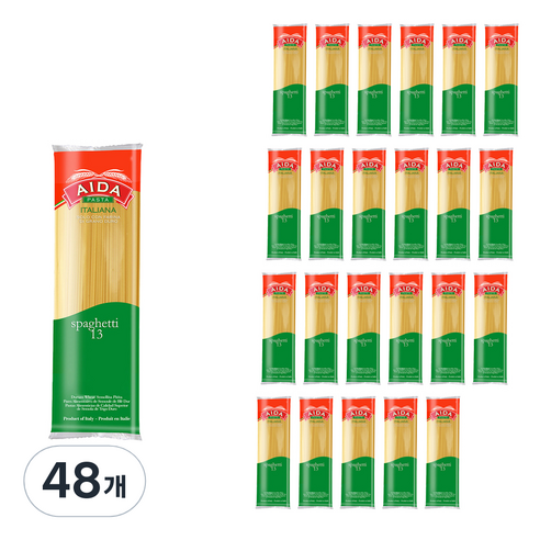 청정원 AIDA 스파게티면, 500g, 48개