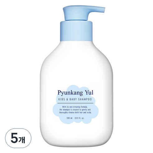 편강율 키즈 앤 베이비 샴푸 스위트 오렌지, 5개, 590ml