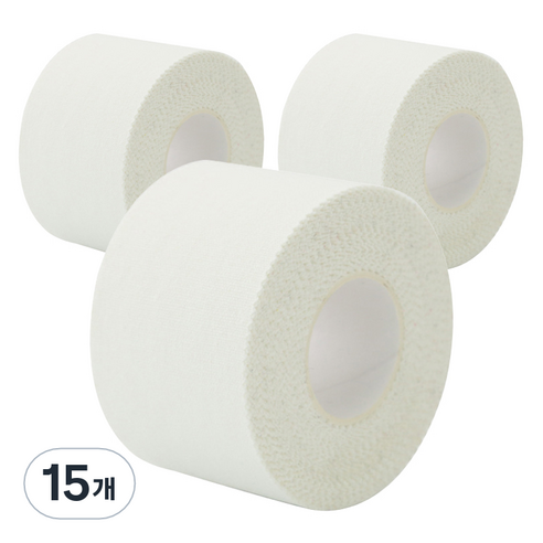 크리다 KRIDA C-tape 스포츠 테이프 화이트 3.8cm x 9.1m, 15개, 1개입