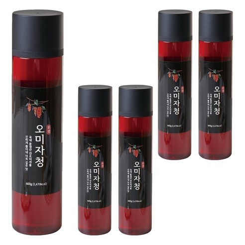 원티즈 문경 오미자청, 600g, 5개