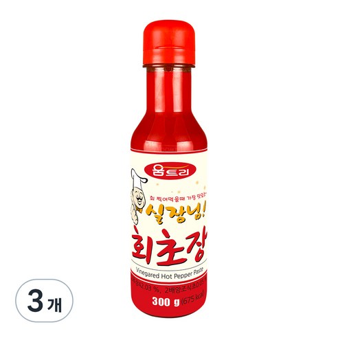 움트리 실장님 회초장, 300g, 3개