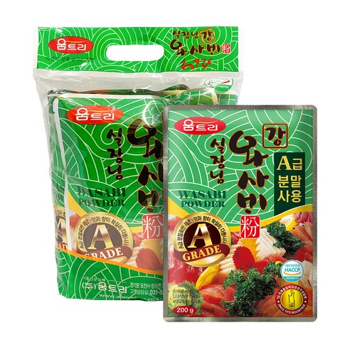 움트리 실장님 강 와사비분, 5개, 200g