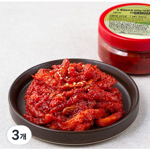 일미식품 뉴 명태회무침, 3개, 200g