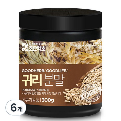 조은약초 귀리분말, 300g, 6개