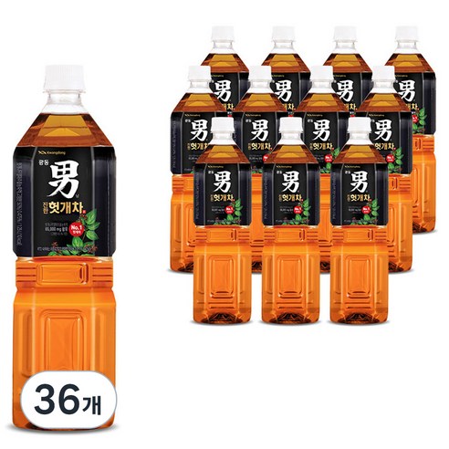 광동 진한 헛개차, 1.25L, 36개