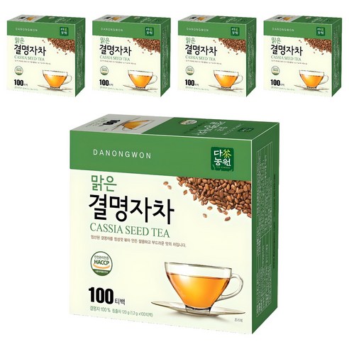 다농원 맑은결명자차, 1.2g, 100개입, 5개