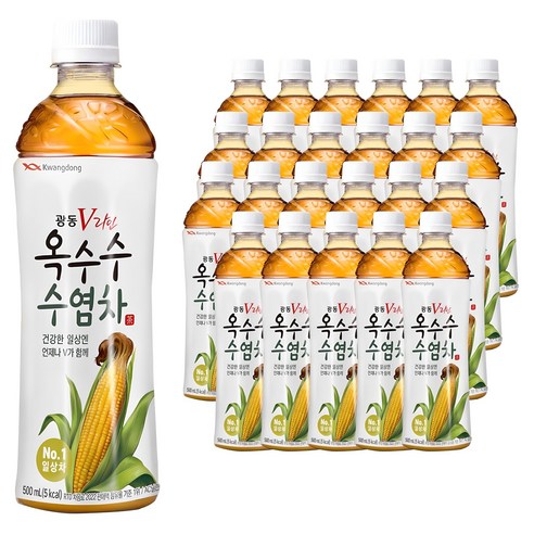 광동옥수수수염차, 500ml, 24개 생수/음료