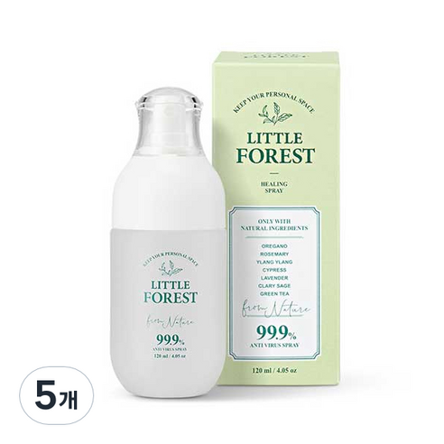 모나리자 리틀포레스트 탈취제, 120ml, 5개