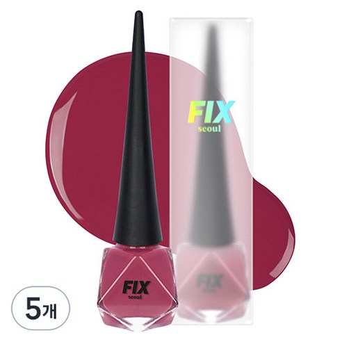 픽스서울 네일라커 매니큐어, 02 나랑 썸 탈래?, 8ml, 5개