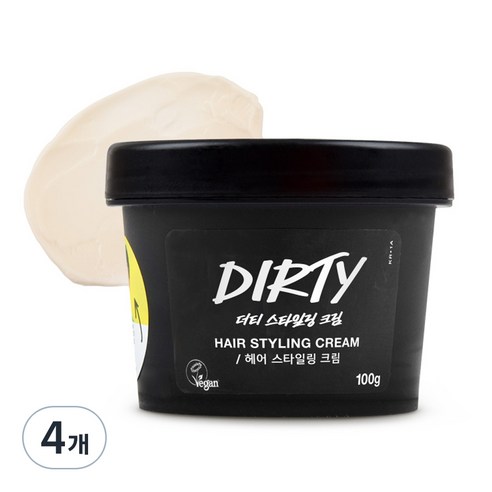 러쉬 더티 헤어 스타일링 크림, 100g, 4개