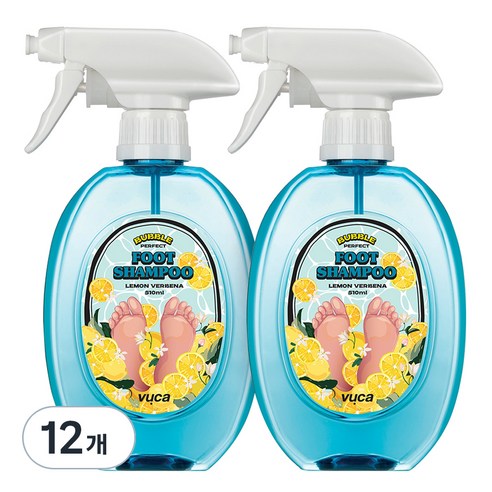 뷰카 퍼펙트 버플 풋샴푸, 1개입, 12개, 510ml