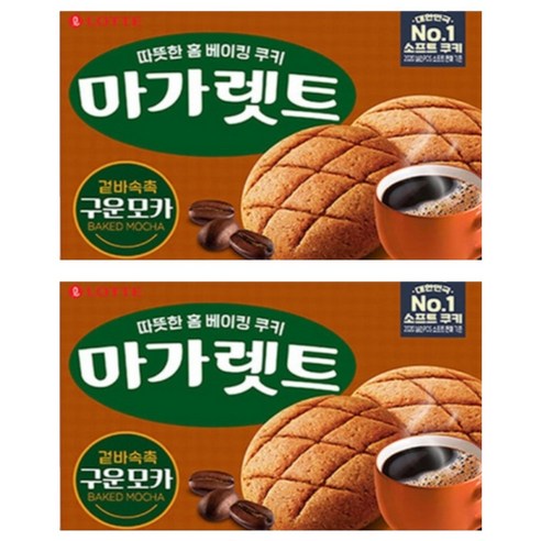 마가렛트 롯데제과 구운모카 과자파이 8p, 176g, 24개