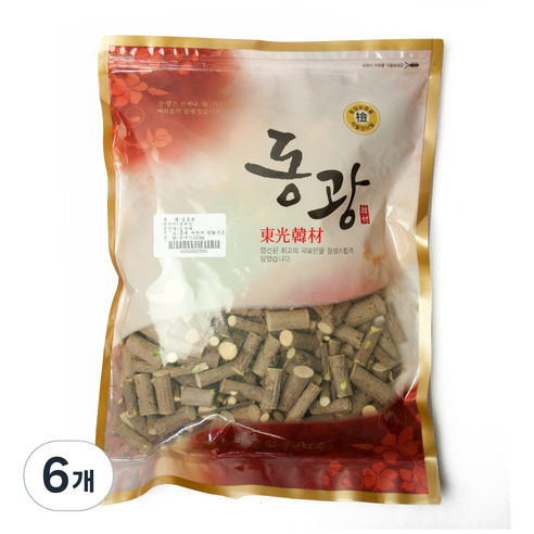 동광 접골목 딱총나무 한차재료, 600g, 6개
