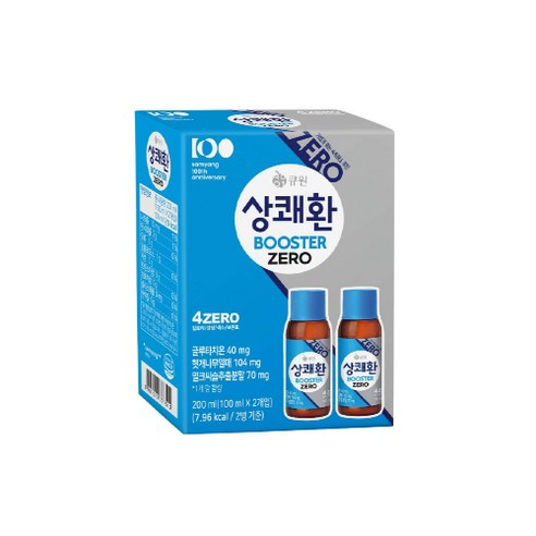 상쾌환 부스터 ZERO 숙취해소음료 2p, 200ml, 1개