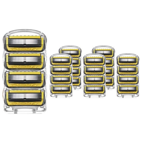 신형 질레트 프로쉴드 옐로우 면도날, 8개입, 3개