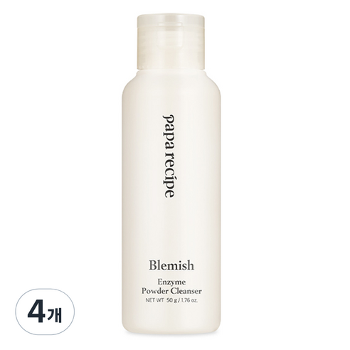 파파레서피 블레미쉬 효소 클렌징 파우더, 50g, 4개