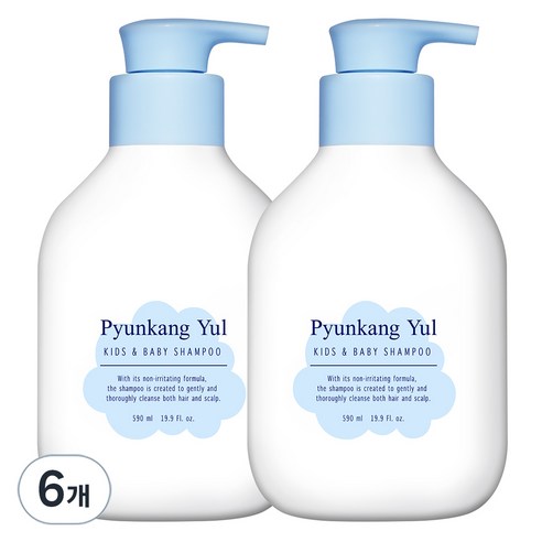 편강율 키즈 앤 베이비 샴푸 스위트 오렌지, 590ml, 6개