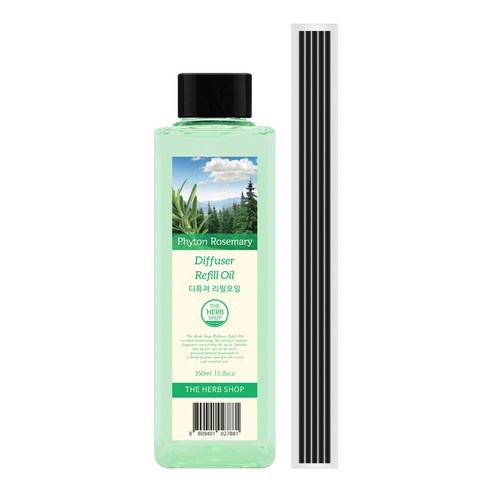 더허브샵 디퓨저 리필 오일, 피톤 로즈마리, 350ml