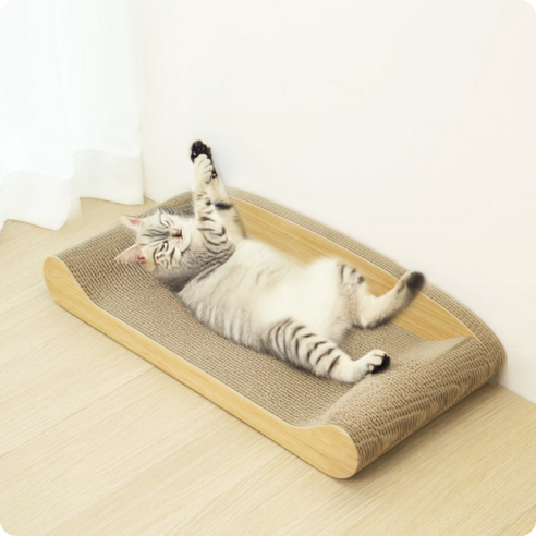 우리 집 고양이, 이제 아무데나 긁지 않아요! 코멧 펫 소파 스크래쳐 사용 후기 고양이스크래쳐대형