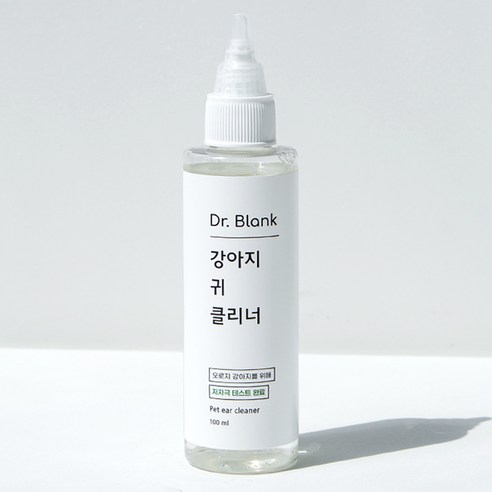 닥터블랭크 저자극 강아지 귀 세정제 100ml, 1개 
반려동물용품