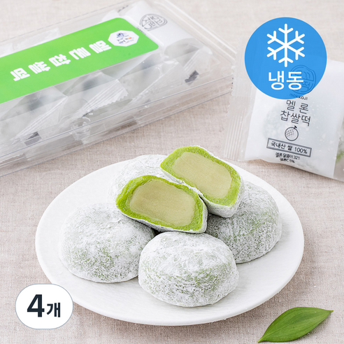 청사초롱 멜론 찹쌀떡 (냉동), 60g, 5개입, 4개