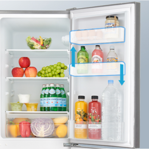 제한된 공간에 이상적인 컴팩트하고 에너지 효율적인 방문 설치형 냉장고