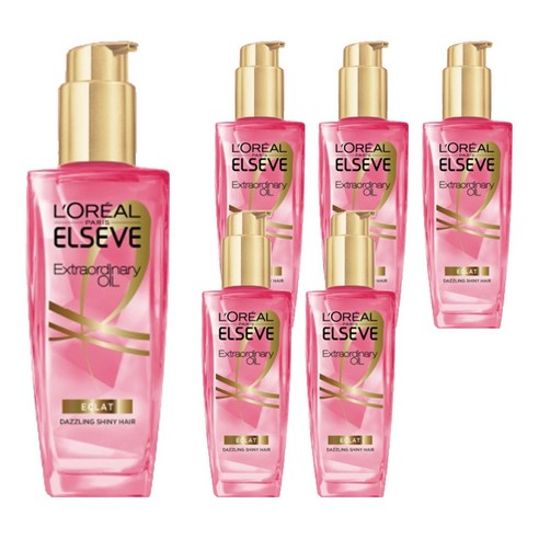 로레알파리 엘세브 엑스트라 오디네리 하이 샤인 오일 로즈, 100ml, 6개