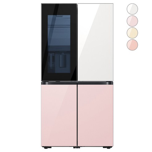 [색상선택형] 삼성전자 비스포크 정수기 4도어 냉장고 830L 방문설치