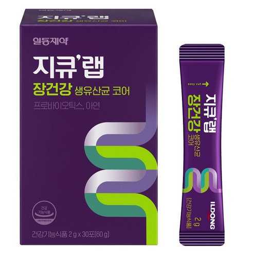 지큐랩 장건강 생유산균 코어, 30회분, 1개