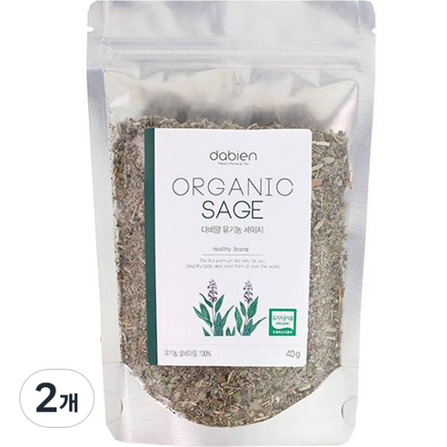 다비앙 유기농 세이지, 40g, 1개입, 2개