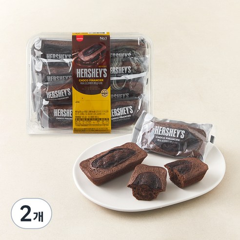 삼립 허쉬 초코퍼지 휘낭시에, 50g, 8개입, 2개