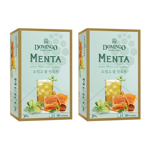 도밍고 꿀 민트차, 1.5g, 20개입, 2개