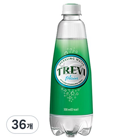 트레비 플레인 탄산수, 500ml, 36개