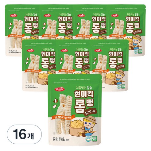 베베스트 처음먹는 칼슘 현미킥 롱뻥, 16개, 20g, 오리지널