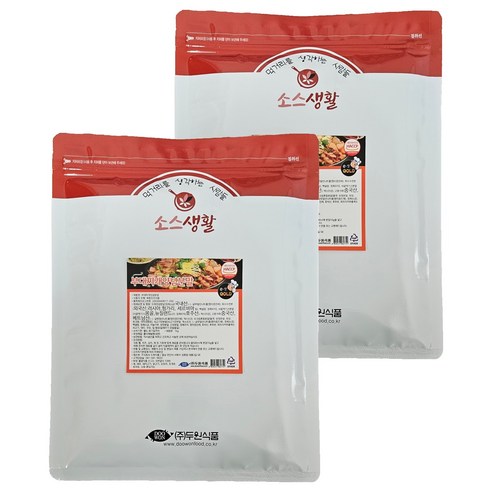 두원식품 부대찌개양념 분말, 1kg, 2개