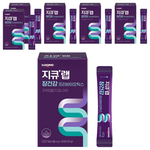 지큐랩 장건강 프리바이오틱스, 4g, 180개