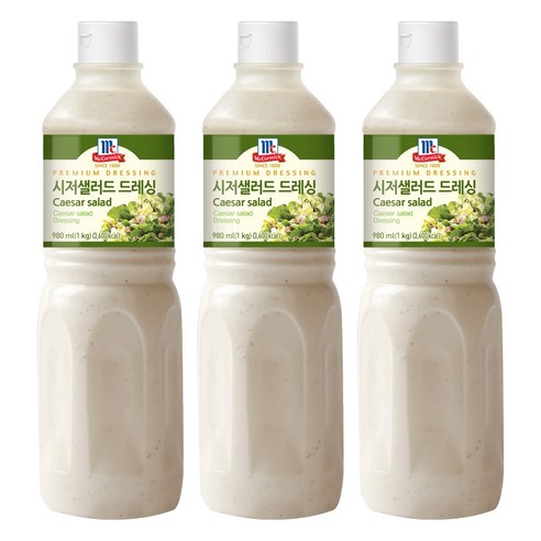 맥코믹 시저샐러드 드레싱, 1kg, 3개