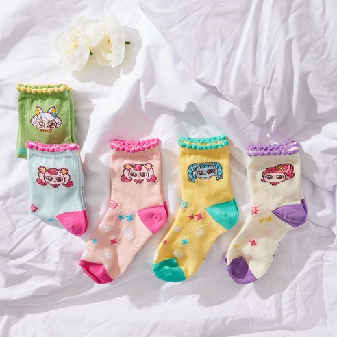 우리 아이 발에 행복을 더하는 캐치 티니핑 양말 5켤레 세트!