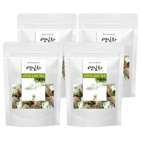 숲으로허브 연잎차 삼각티백, 1g, 100개입, 4개